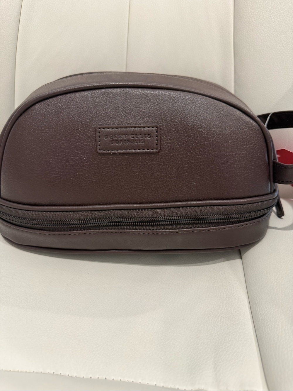 Perry Ellis Dark Brown Travel Toiletry Kit